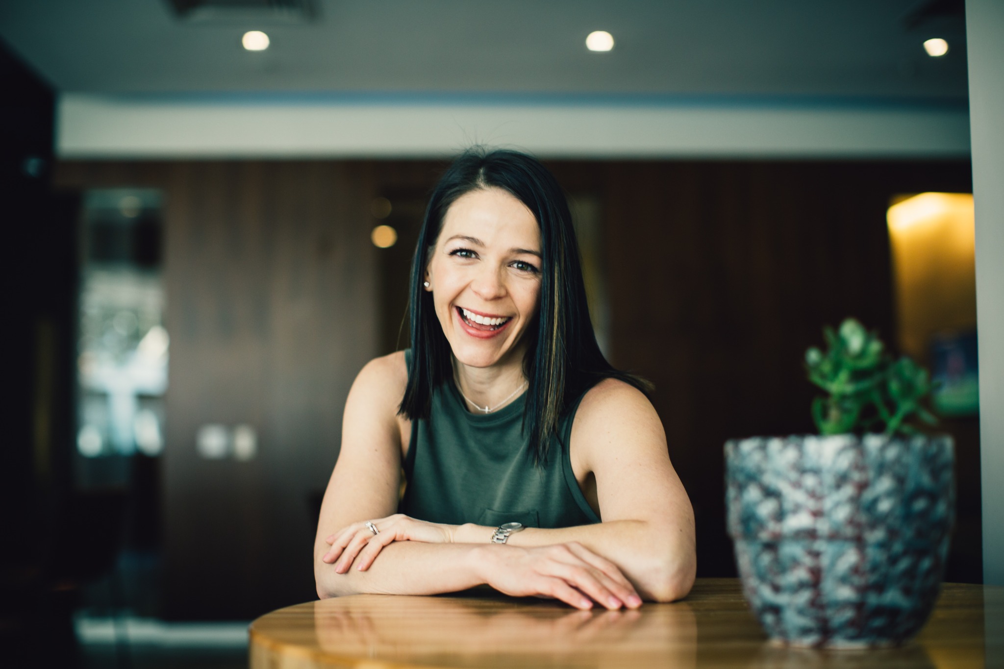 Rachel Brooks in a candid editorial portrait